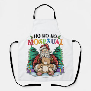 Ho Ho Mosexual Gay Santa LGBTQ Gay Weihnachten Schürze