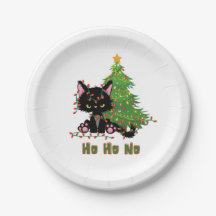 HO HO NO Christmas Cat