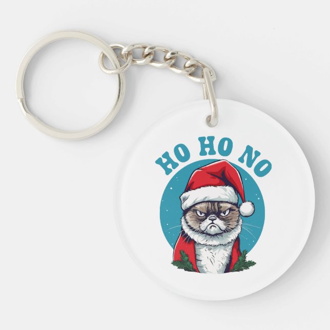 Ho ho non - drôle de chat grumpy santa (Devant)