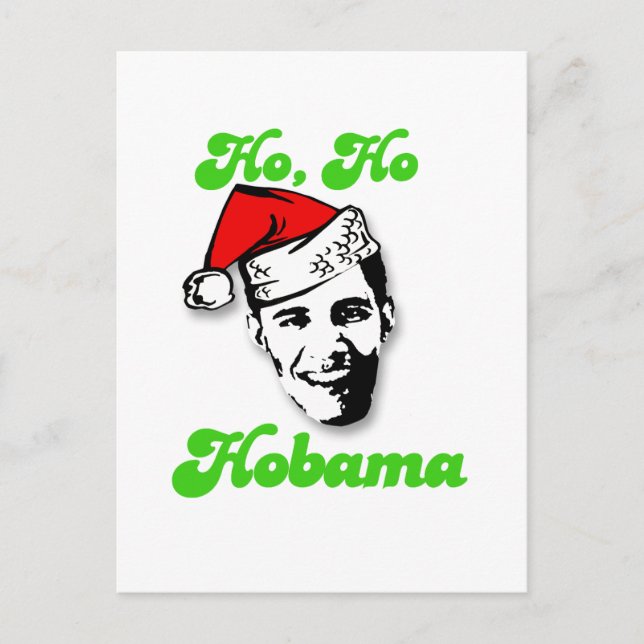 Ho, Ho, Obama Postkarte (Vorderseite)