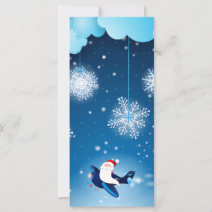 Ho ho! Santa auf dem Flugzeug, Rackkarte