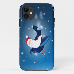 Ho ho! Santa im Flugzeug, iPhone5 Fall iPhone 11 Hülle