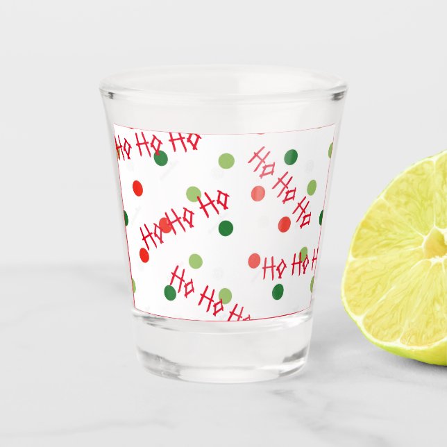 Ho Ho Shot Glass Schnapsglas (Vorderseite)