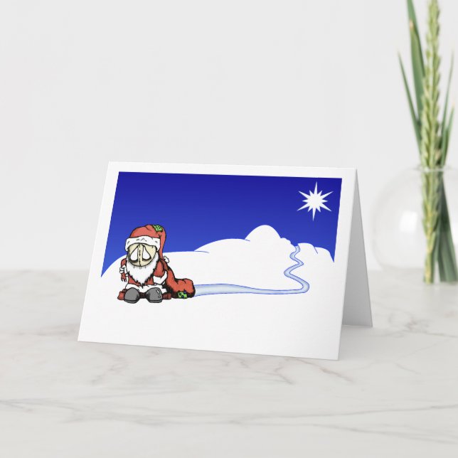 HO HO SUMMEN FEIERTAGSKARTE (Vorderseite)