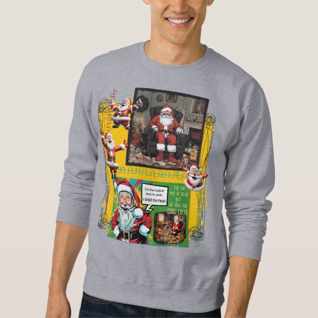 HO HO sweatshirt D'AIDE (Devant)