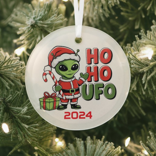 Ho Ho UFO Ornament Aus Glas (InSitu)