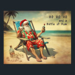 Ho Ho und Rum - Poster<br><div class="desc">Ho Ho Ho & a Bottle of Rum,  ein Lied von Jimmy Buffett,  eines meiner liebsten Weihnachtslieder.</div>