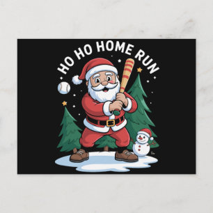 Ho Home Run Weihnachten Santa Baseball Schneemann