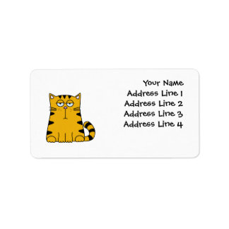 Ho Hum Kitty Adressaufkleber