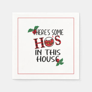 Ho ist in diesem Haus, Weihnachten Serviette