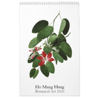 Ho Mang Hang, Botanical Art 2026 Calendar Kalender