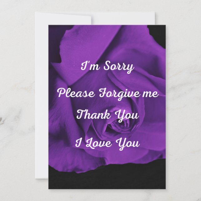 Ho' oponopono oder hawaiianisches Verfallsgebet Einladung (Vorderseite)