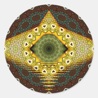 Ho Summen Stammes- Runder Aufkleber