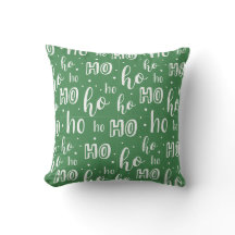 Ho, wie Weihnachts-Design werfen Kissen