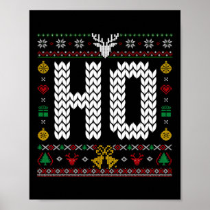 HO - Wo mein Ho bei Ugly Christmas Sweater Match i Poster