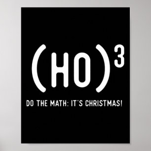 Ho Xmas Weihnachtsmannschaftsfeier Poster
