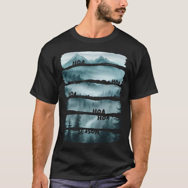 Hoa Hoa Hoa Hoa Hoa Saison Herbst Trendy T-Shirt (Vorderseite)