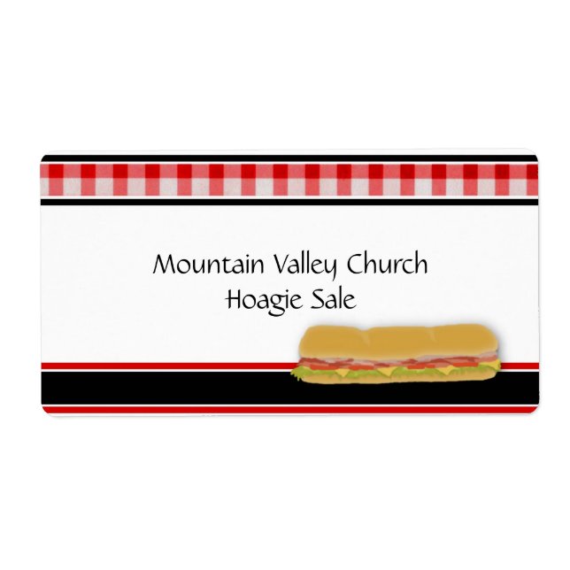 Hoagie Sale Hoagie Label (Vorne)