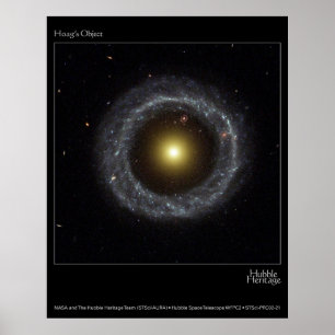 Hoags Gegenstand Hubble Teleskop-Foto Poster