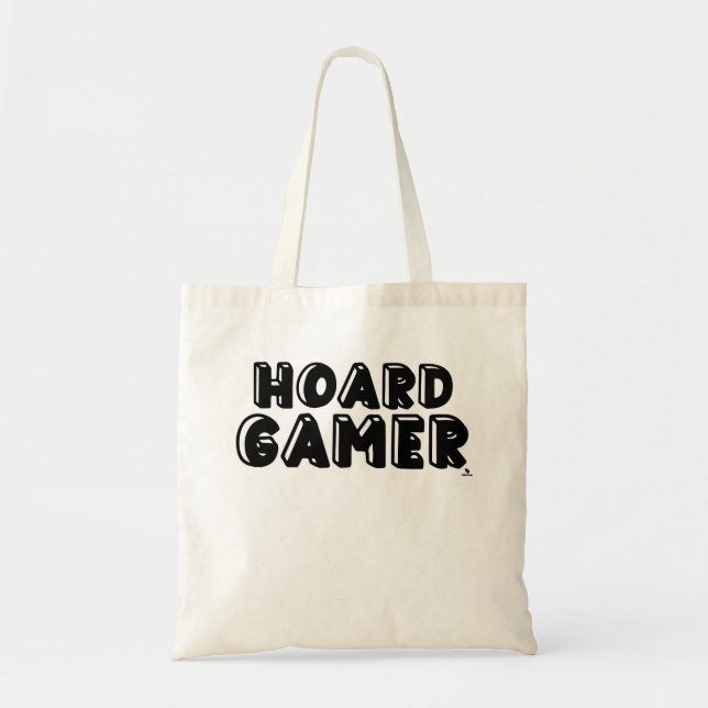 Hoard Gamer Fun Board Game Collect Slogan Tragetasche (Vorne)