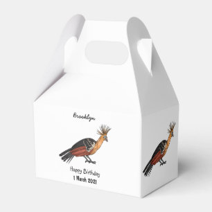Hoatzin Cartoon Geschenkschachtel