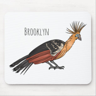 Hoatzin Cartoon Mousepad