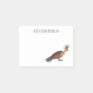 Hoatzin Cartoon Post-it Klebezettel