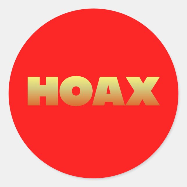 HOAX STICKER (Vorderseite)