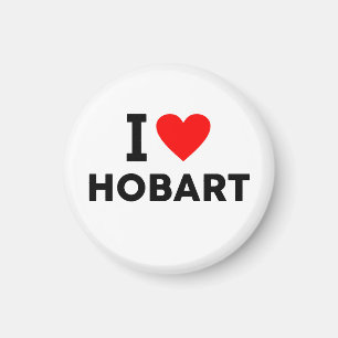 Hobart Australien liebe Stadt Herz wie Reise Magnet