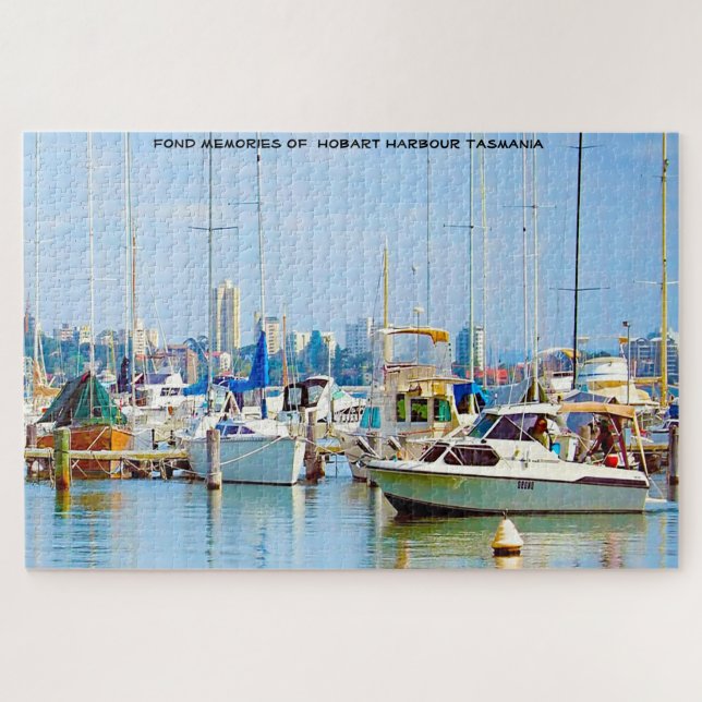 Hobart Harbour Tasmania Jigsaw Puzzle (Horizontal)