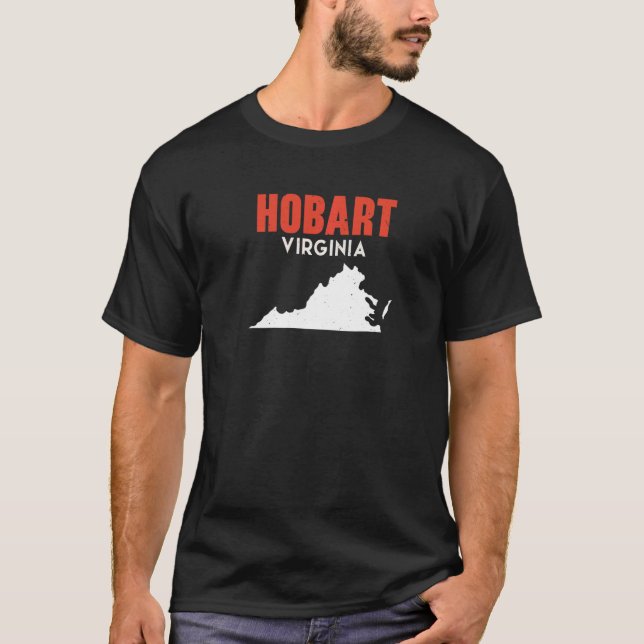 Hobart Washington USA Staat America Travel Washing T-Shirt (Vorderseite)