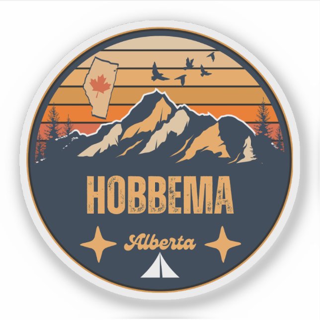 Hobbema, Alberta Aufkleber (Vorderseite)