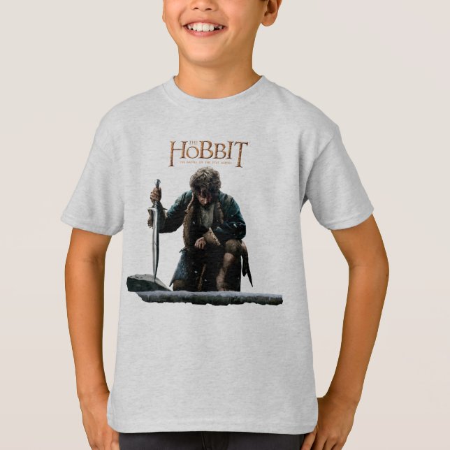 Hobbit - BILBO BAGGINS™ Movie Poster T-Shirt (Vorderseite)