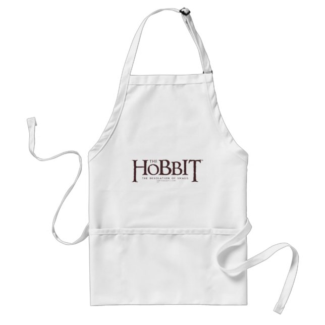 Hobbit-Logo - Dunkel Schürze (Vorne)