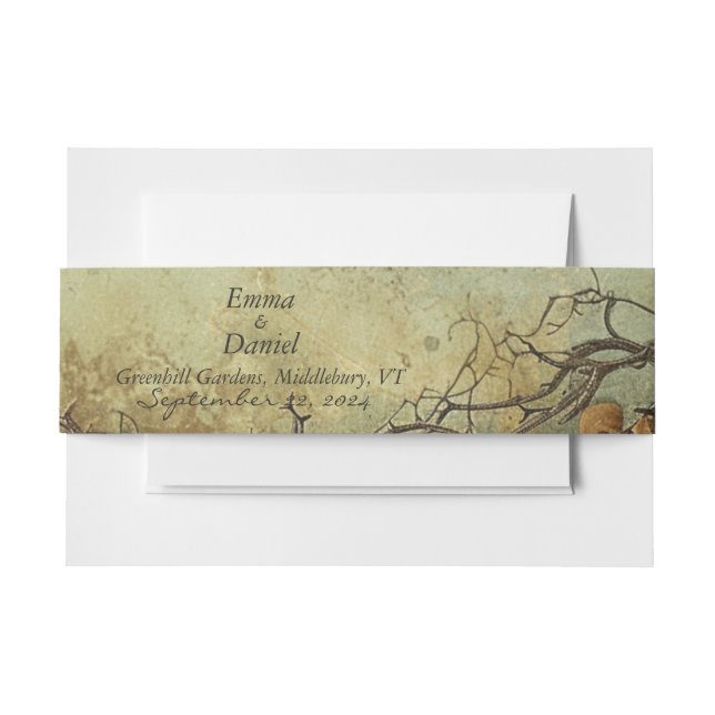 Hobbiton Haven Einladung Bauchband Einladungsbanderole (Vorderseite Beispiel)
