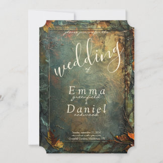 Hobbiton Haven Wedding Einladung