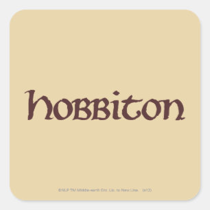 HOBBITON™ Solid Quadratischer Aufkleber