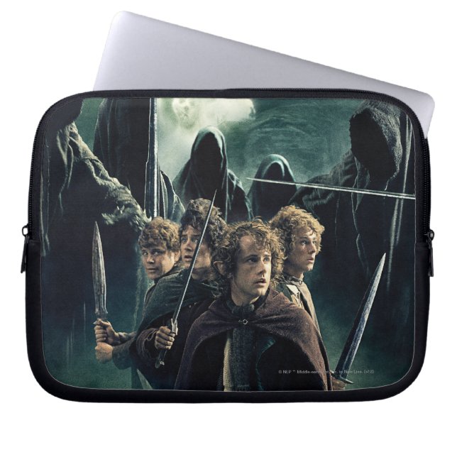 Hobbits Ready to Battle Laptopschutzhülle (Vorderseite)