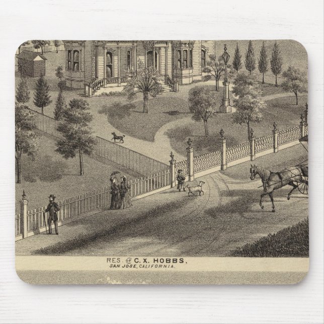 Hobbs-, Bradley-Residenzen Mousepad (Vorne)