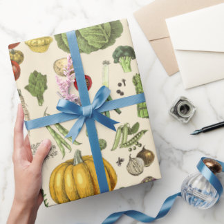 Hobby Gemüsegarten Geschenkpapier