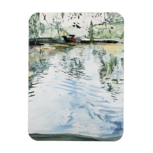 Hobby-Haus und Kräuselungen Goldbekkanal 2013 Magnet