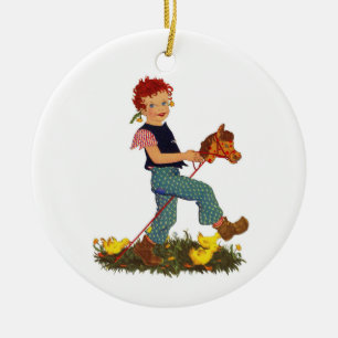 Hobby-Pferd Keramikornament