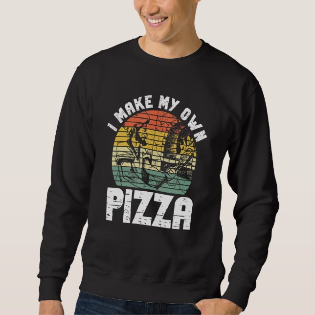 Hobby Pizza Maker Wer Lieben Pizza Making Sweatshirt (Vorderseite)