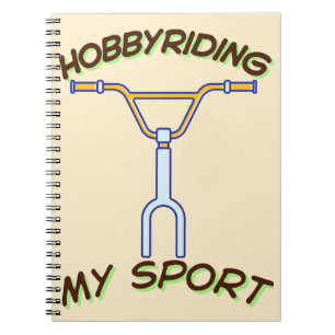Hobby Reiten Mein Sport Spiral Foto Notizbuch Notizblock