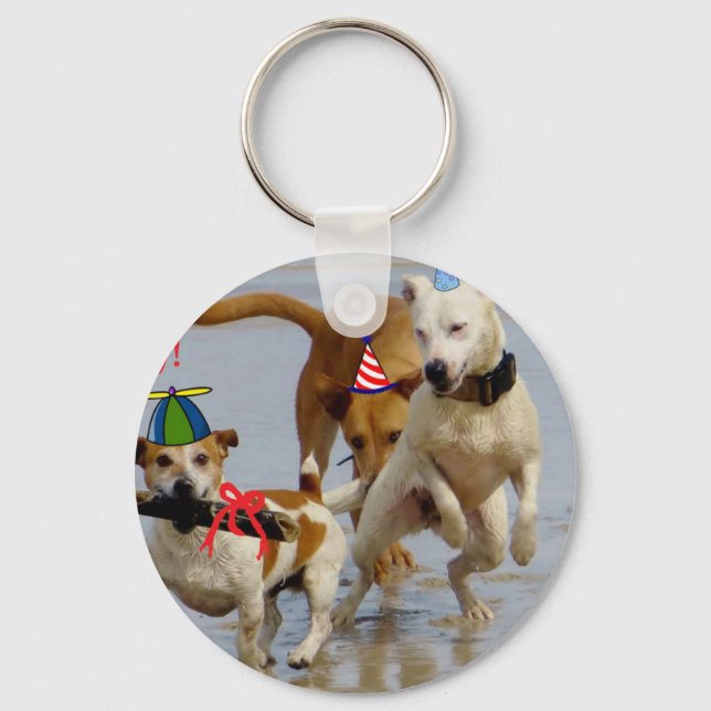 Hobbyhunde Schlüsselanhänger (Vorderseite)