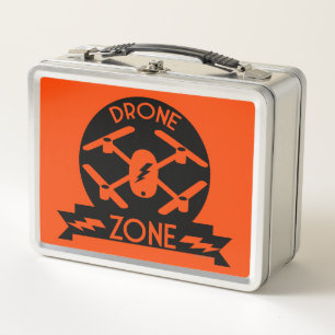 Hobbyist Drone   Pilotprogramm für Drohne   Fotogr Metall Brotdose