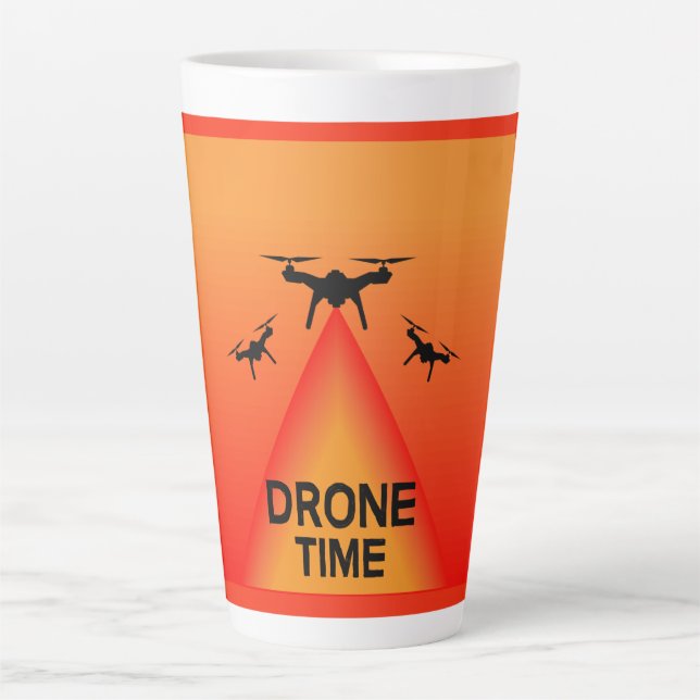 Hobbyist Drone | Pilotprogramm für Drohne | Fotogr Milchtasse (Vorderseite)