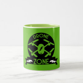 Hobbyist Drone | Pilotprogramm für Drohne | Fotogr Zweifarbige Tasse