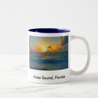 Hobe solide Strand-Tasse Zweifarbige Tasse