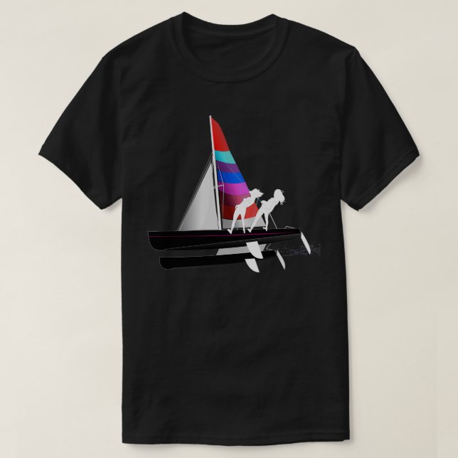 Hobie 18 Catamaran F18 T-Shirt (Design vorne)
